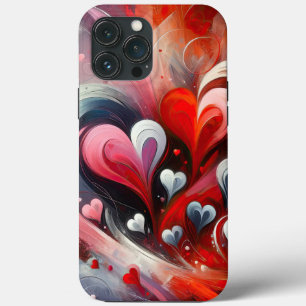 Hearts Abstrakt iPhone/iPad-ärende