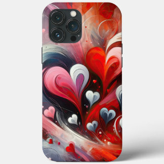 Hearts Abstrakt iPhone/iPad-ärende