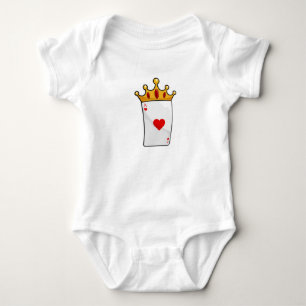 Hearts Ace med Queen Krona T Shirt