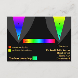 Hearts Aglow med Pride Gay Bröllop OSA Kort