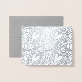 Hearts Alive Folierat Kort