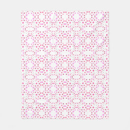 Hearts and Arrows Mönster Fleece Blanket