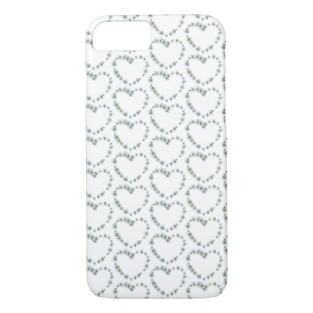 Hearts and Flowers Apple Case-Mate iPhone Skal (Baksida)