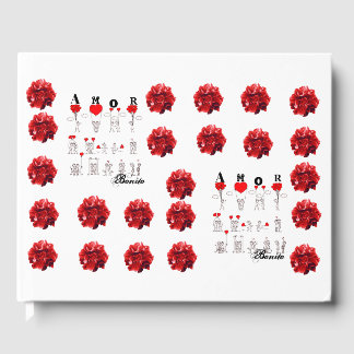 hearts and flowers gästböcker