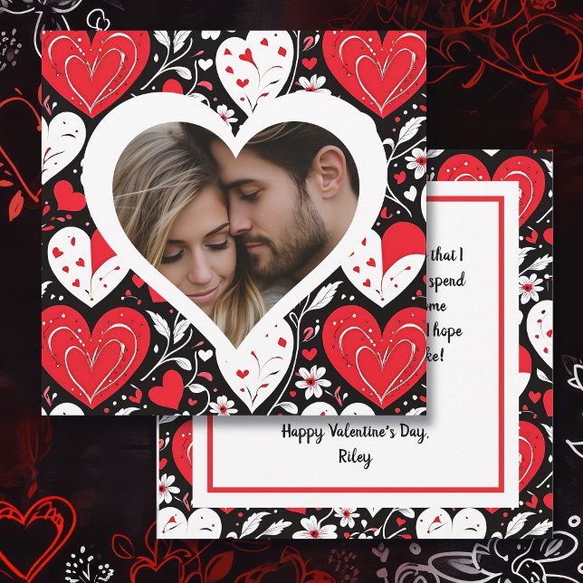 Hearts and Flowers Photo Valentine Day (Skapare uppladdad)