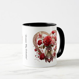 "Hearts and Ro" Mugg