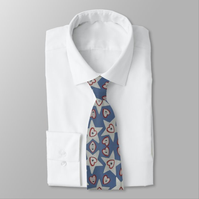 Hearts and Stars Tie Slips (Bunden)