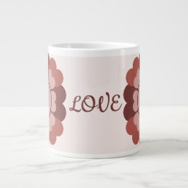 Hearts andedräkt jumbo mugg
