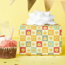 Hearts Apples Presentpapper