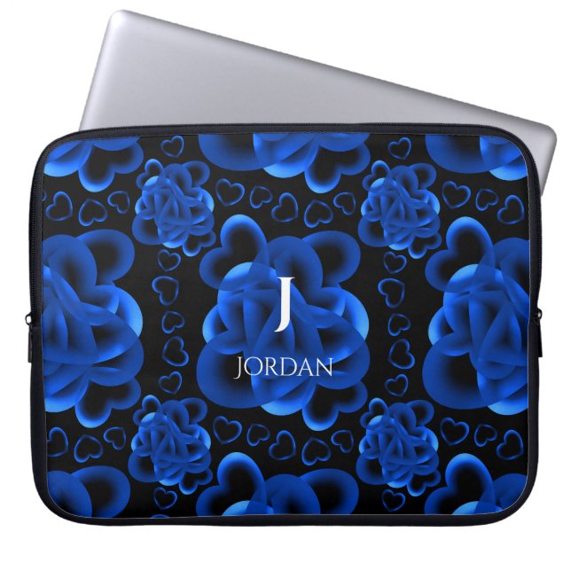 Hearts Aully Mönster Laptop Fodral (Framsidan)