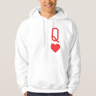 Hearts Basic Hooded Sweatshirt