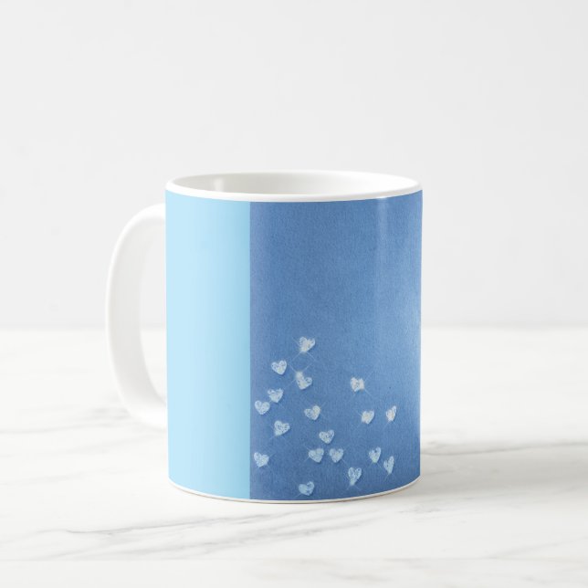 Hearts Bluey Kaffemugg (Framsida vänster)