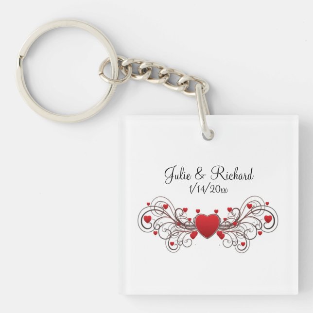 Hearts Bröllopsfest Gift (Framsidan)