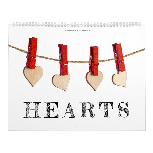 Hearts Calendar Kalender (Omslag)