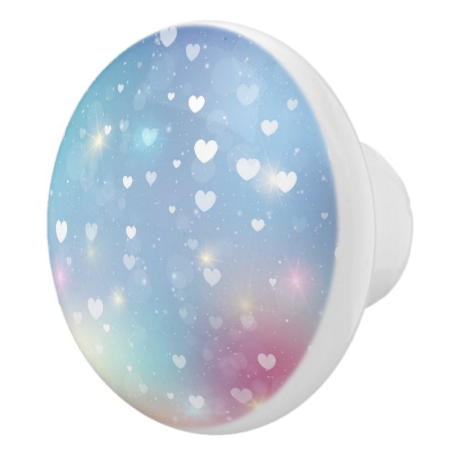 Hearts Ceramic Knob Knopp (Höger)