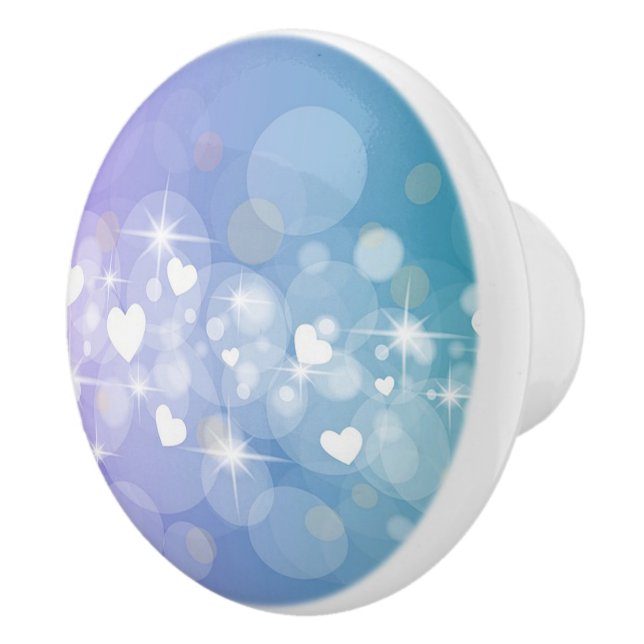 Hearts Ceramic Knob Knopp (Höger)