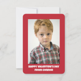 Hearts Classroom Photo Valentiness-kort Tack Kort