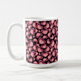 Hearts coffee mug kaffemugg