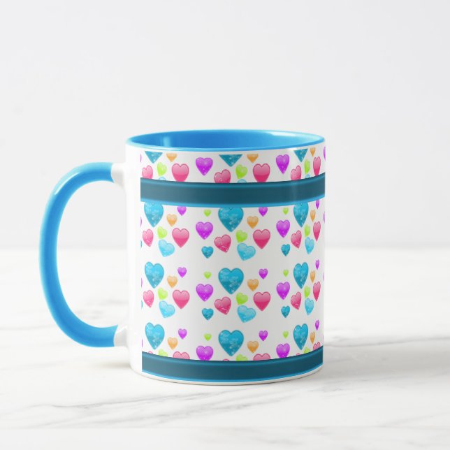 HEARTS COFFEE MUGG (Vänster)