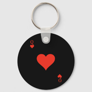 Hearts Costume Deck of Cards Spelkort Nyckelring