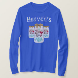 Hearts Dam Blue Longsleeve Flaska T Shirt
