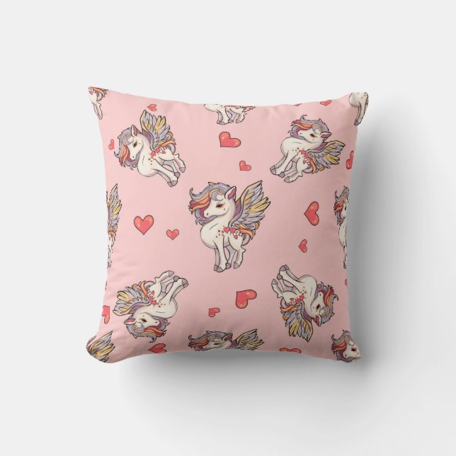 Heart's Delight Unicorns Kudde (Framsida)