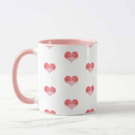 Hearts Desire Inspirational Words Art Heart Mugg