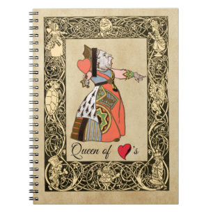 Hearts drottning , Alice's Äventyr i Wonderland Anteckningsbok