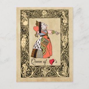 Hearts drottning , Alice's Äventyr i Wonderland Vykort
