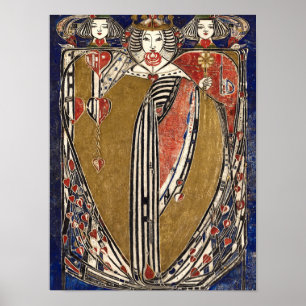 Hearts drottning av Margaret Macdonald Mackintosh Poster