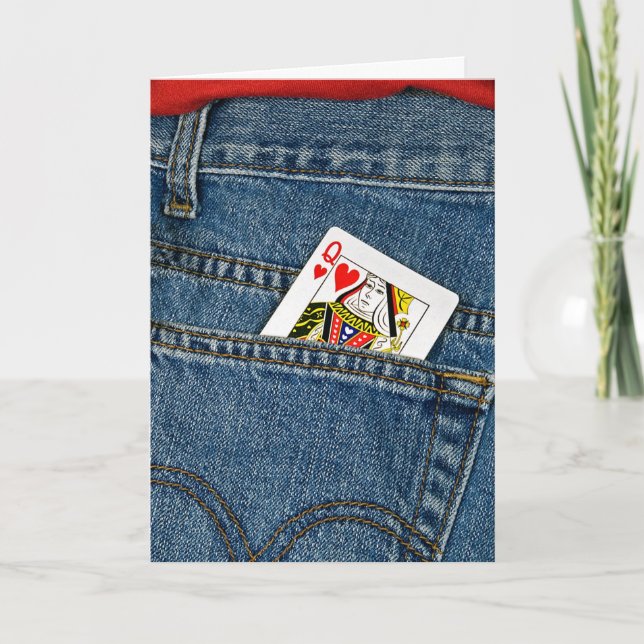 Hearts drottning helgkort (Framsida)