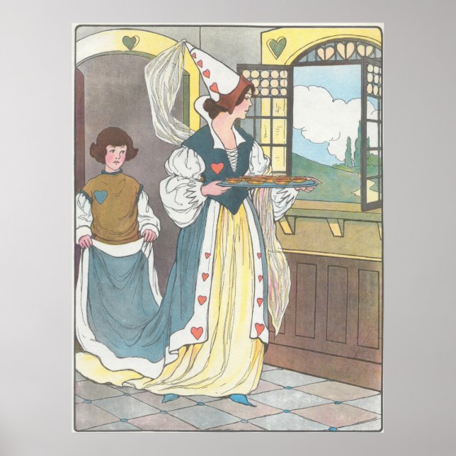 Hearts drottning, hon gjorde några tarter poster (Framsidan)