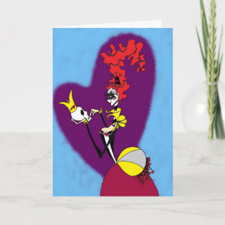 Hearts drottning "I Kärlek Din hull" Valentine Helgkort