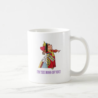 Hearts drottning, "Jag är chef!" Kaffemugg