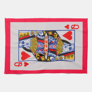 Hearts drottning kökshandduk