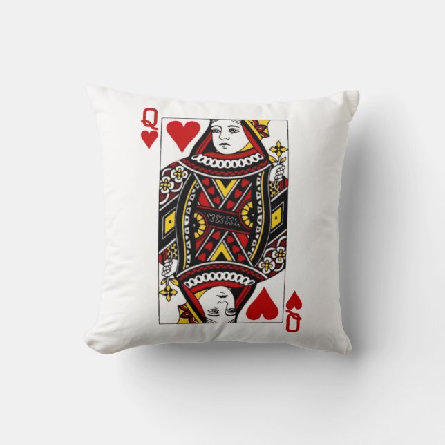 Hearts drottning kudde (Framsida)