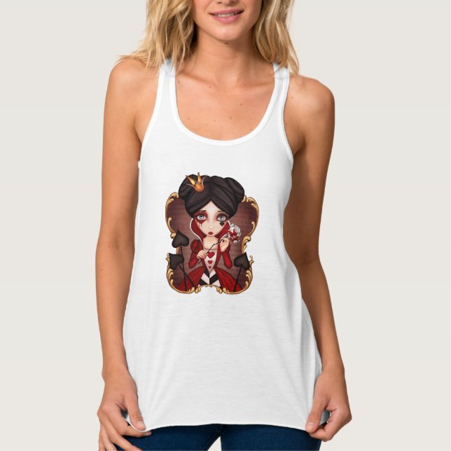 Hearts drottning linne med racerback  (Framsida)