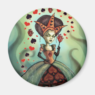 Hearts drottning magnet