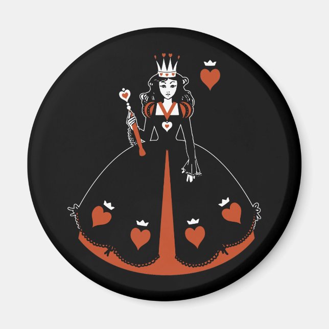 Hearts drottning magnet (Framsidan)