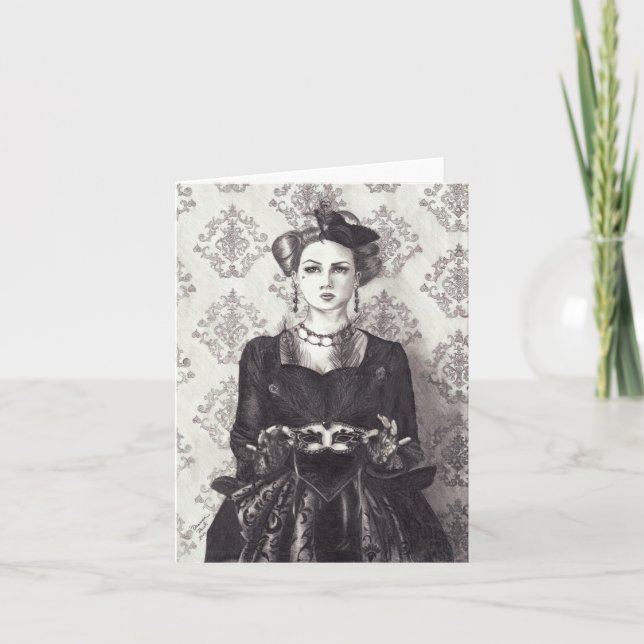 Hearts drottning - Notecard Kort (Framsida)