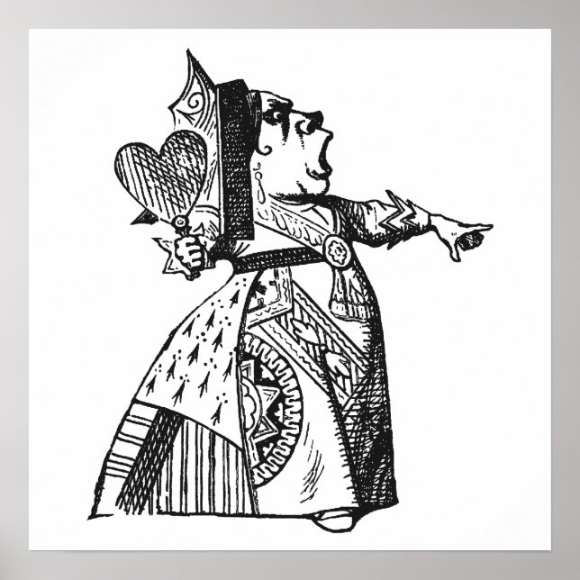 Hearts drottning poster (Framsidan)