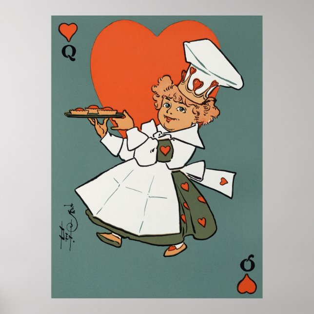 Hearts drottning poster (Framsidan)