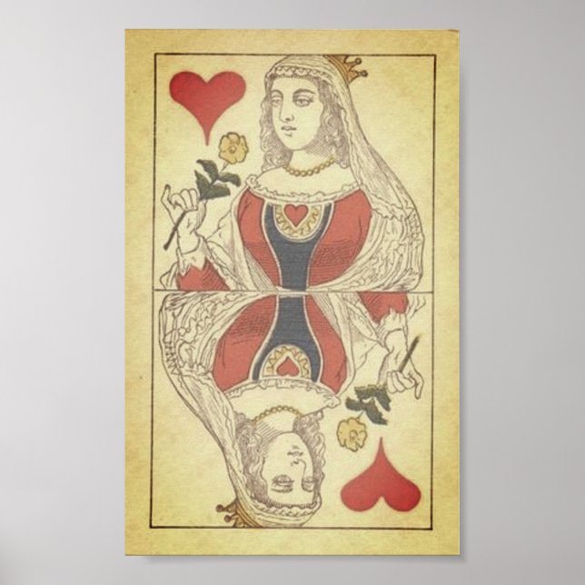 Hearts drottning poster (Framsidan)
