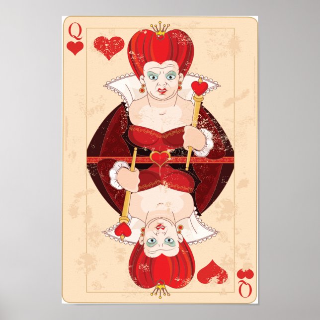Hearts drottning Poster (Framsidan)