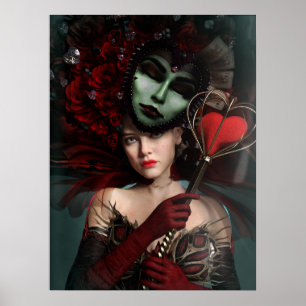Hearts drottning Poster