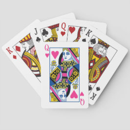 Hearts drottning spel kort