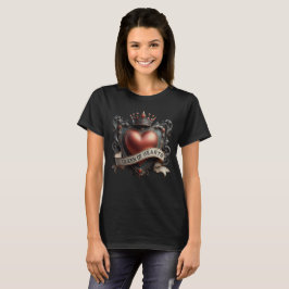 Hearts drottning t shirt