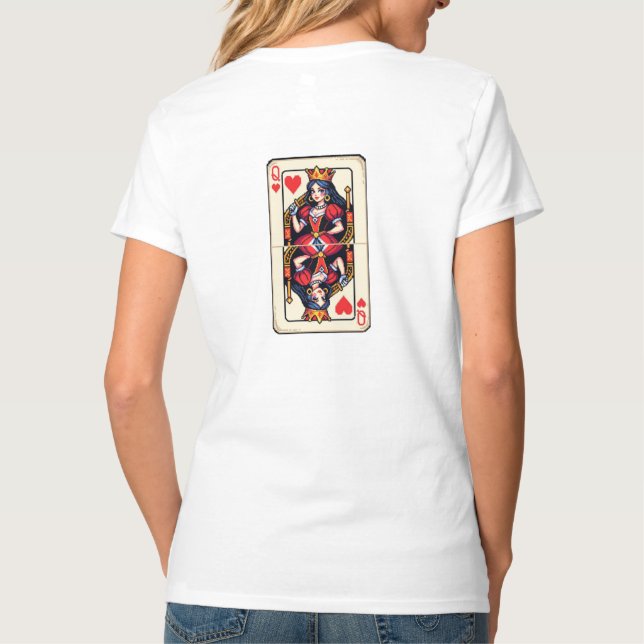 Hearts drottning t shirt (Baksida)