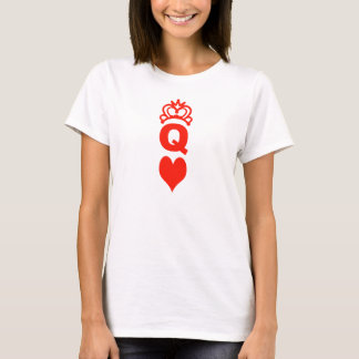 Hearts drottning t shirt