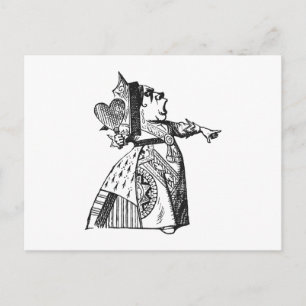 Hearts drottning vykort